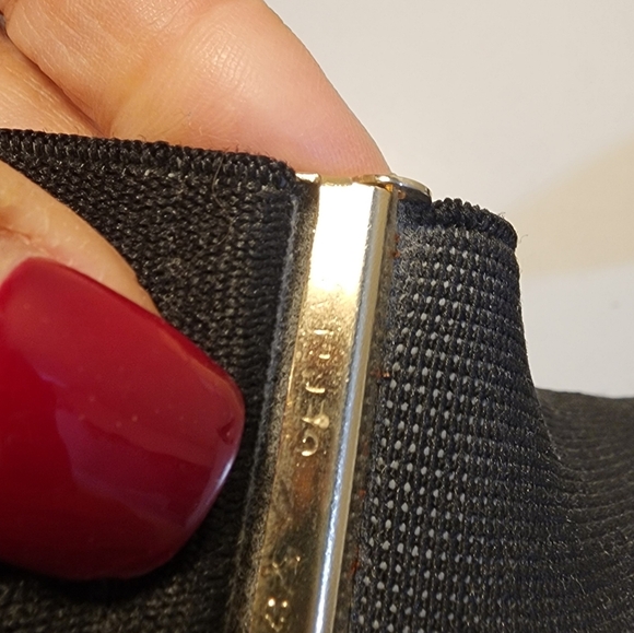 Black Suspenders with Adjustable Straps and Oval Attachments - Picture 2 of 11